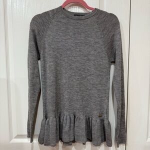 Salvatore Ferragamo Gray Knit Top